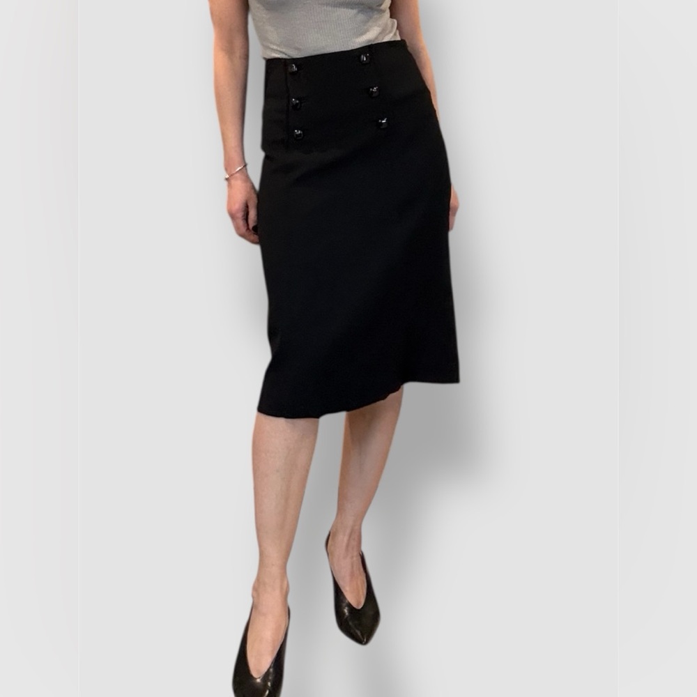 Banana Republic Vintage Wool Midi Pencil Skirt